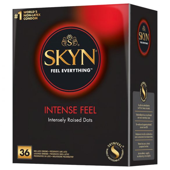 Manix SKYN Intense Feel - wegańskie prezerwatywy bez lateksu (36 sztuk)