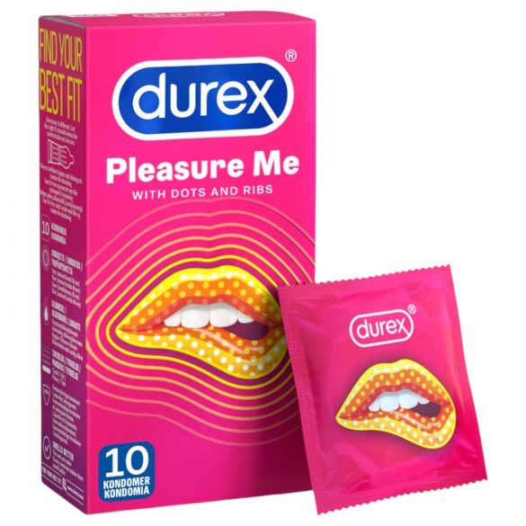 Durex Pleasure Me - wypustki i prążki (10 szt.)