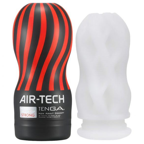 TENGA Air Tech Strong - wielorazowy masturbator (biały)