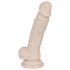 You2Toys - Silikonowy dildo z przyssawką - średni, naturalny