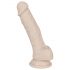 You2Toys - Silikonowy dildo z przyssawką - średni, naturalny