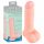 Naturalny prosty silikonowy dildo (20cm) - Medyczna jakość