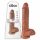 King Cock 10 - duży brązowy dildo 25 cm