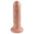 King Cock 6 - realistyczny dildo (15 cm) - naturalny