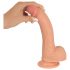 Realistixxx - realistyczny dildo z przylepną podstawą (22cm) - naturalny