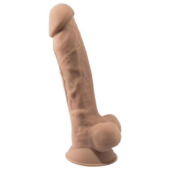 Silexd 7 - przyssawkowy dildo - 17,5cm (naturalny)