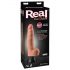 Real Feel Deluxe No.6 - realistyczny wibrator z jądrami (naturalny)