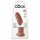 King Cock 9 - realistyczny dildo z przyssawką (23 cm) - ciemny kolor