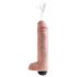 King Cock 10 - naturalny dildos z efektem sprysku (25 cm)