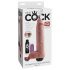 King Cock 11 - naturalny dildo spryskujący (28cm)