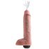 King Cock 11 - naturalny dildo spryskujący (28cm)