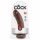 King Cock 8 Dildo (20 cm) - brązowy