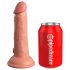 King Cock Elite 6 - realistyczny dildo z przyssawką (15 cm) - naturalny