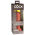 King Cock Elite 6 - realistyczny dildo z przyssawką (15 cm) - ciemny