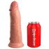 King Cock Elite 8 - Przygniatający, naturalny dildos (20 cm)