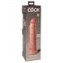 King Cock Elite 9 - realistyczny dildo z przyssawką (23 cm) - naturalny