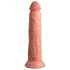 King Cock Elite 9 - realistyczny dildo z przyssawką (23 cm) - naturalny