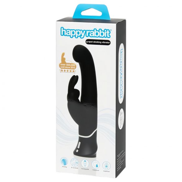 Happyrabbit G-spot - bezprzewodowy wibrator z różdżką (czarny)