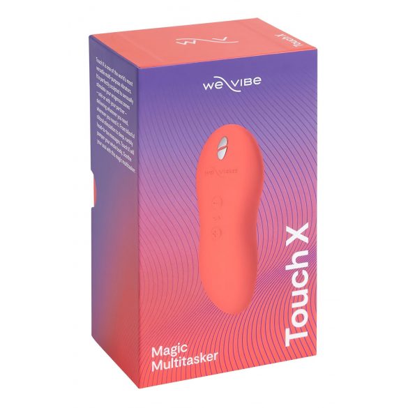 We-Vibe Touch X - wodoodporny masażer łechtaczki (koralowy)