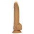 Naked Addiction Thrusting 9 - radiowy wibrator pchający - ciemny (23cm)