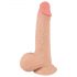 Nature Skin - dildo z realistyczną skórą - 19 cm (naturalny)