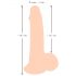 Nature Skin - dildo z realistyczną skórą - 19 cm (naturalny)