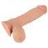 Nature Skin - dildo z naturalną skórą - 20 cm (naturalny)