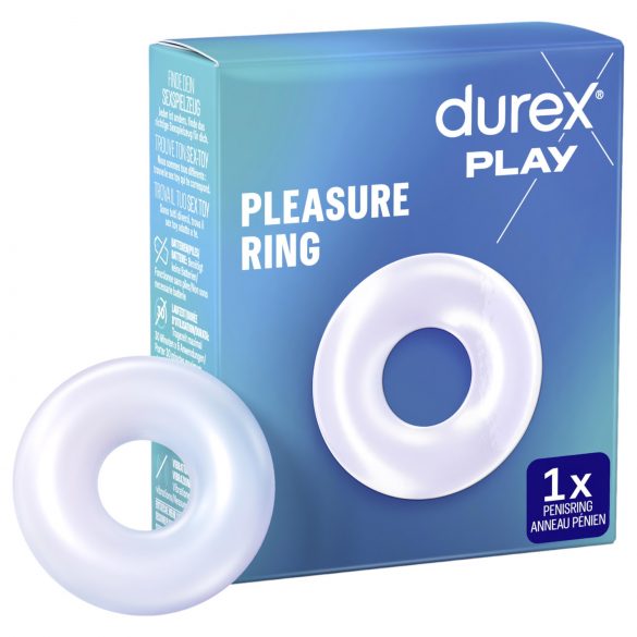 Durex Pleasure Ring - przezroczysty pierścień na penisa