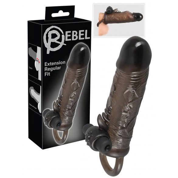 Rebel Regular - wibrujący rękaw na penisa (19 cm)