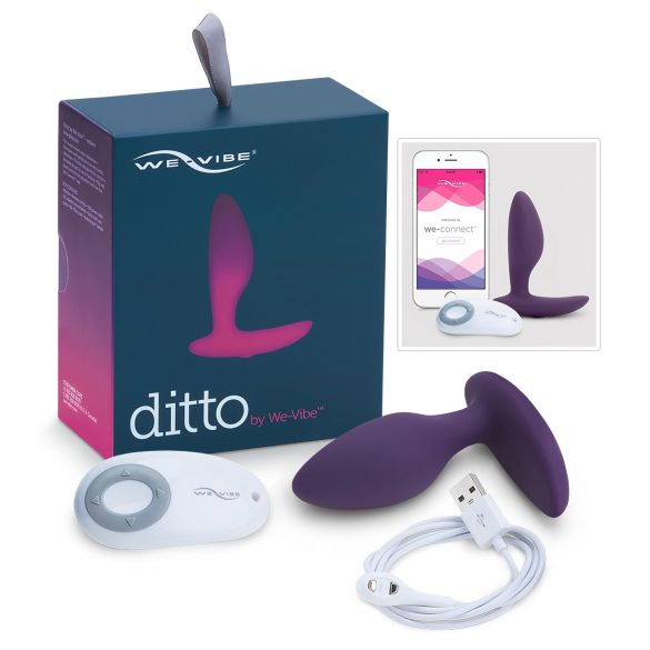 We-Vibe Ditto - fioletowy wibrator analny akumulatorowy