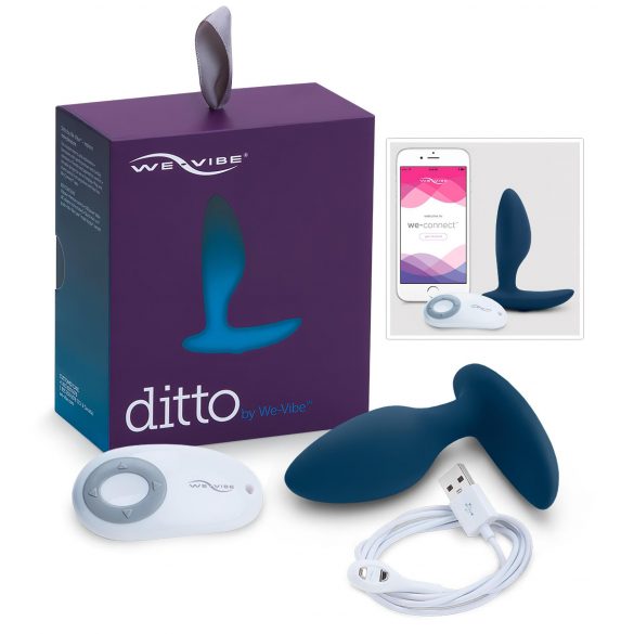 We-Vibe Ditto - akumulatorowy korek analny (turkusowy)