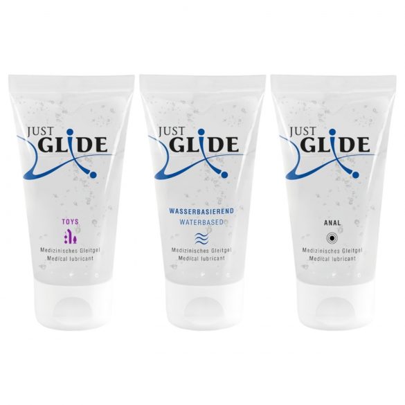 Zestaw lubrykantów Just Glide (3x50ml)