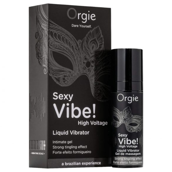 Orgie Sexy Vibe High Voltage - unisex płynny wibrator (15ml)