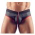 Svenjoyment - otwarte jockstrapy (czarno-czerwone) - L