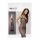 NO:XQSE - Bodystocking z wzorem po bokach - czarny