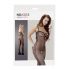 NO:XQSE - Bodystocking z wzorem po bokach - czarny