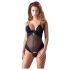 Cottelli - Aksamitne, wszechstronne body (czarne) - 85C/L