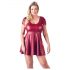 Cottelli Plus Size - Sukienka mini A-linia (czerwona) - XL