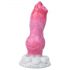 Różowy buldog - dildo 17cm dla odważnych!