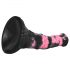 Bad Horse silicone dildo 18cm (czarno-różowy)