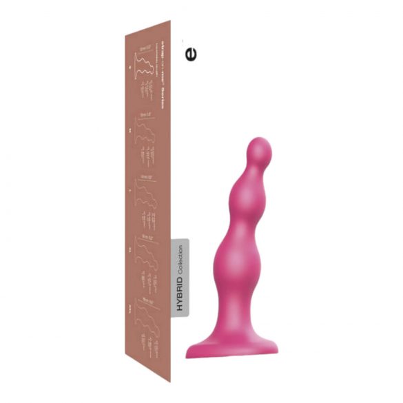 Strap-on-me Beads S - różowy dildo z koralikami