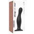 Strap-on-me Curvy L - falliczny, czarny dildo з przyssawką