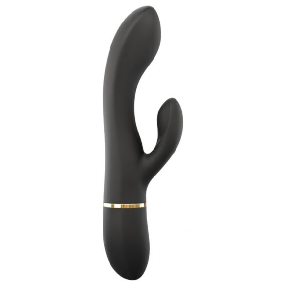 Dorcel Glam Rabbit - wibrujący królik z nasadką łechtaczkową (czarny)