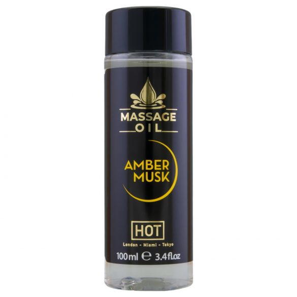 HOT olejek do masażu - bursztyn i piżmo (100ml)