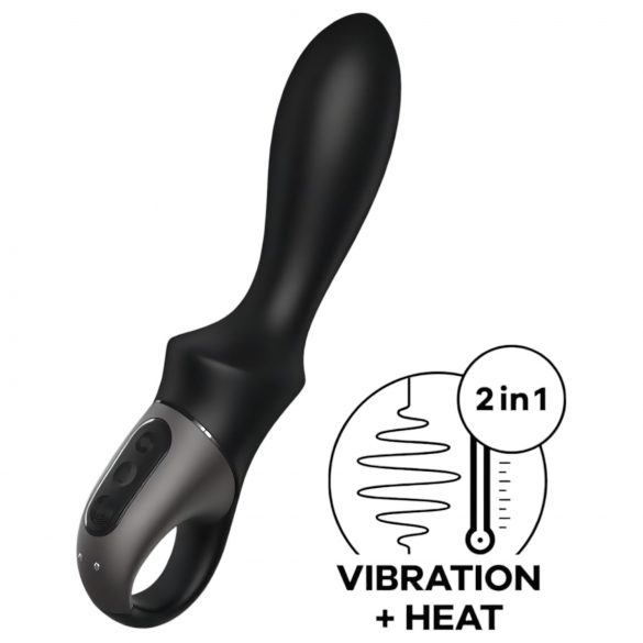 Satisfyer Heat Climax - inteligentny, podgrzewający wibrator analny (czarny)