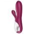 Satisfyer Hot Bunny - inteligentny ciepły wibrator z króliczkiem (czerwony)