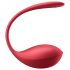 Satisfyer Shiny Petal - czerwone wibrujące jajko z pilotem