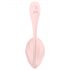 Satisfyer Ribbed Petal - różowe jajko z wibracjami radiowymi