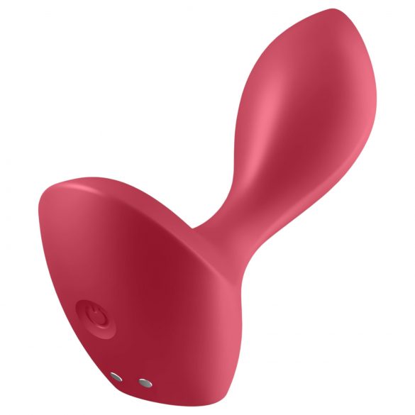 Satisfyer Tylny Kochanek - wodoodporny analny wibrator (czerwony)