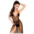 Penthouse Best Forplay - koronkowe body z tiulem (czarne) - M/L